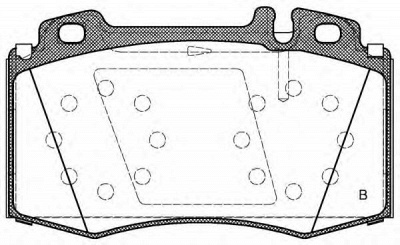 OPEN PARTS bpa076902 -  Комплект тормозных колодок, дисковый тормоз